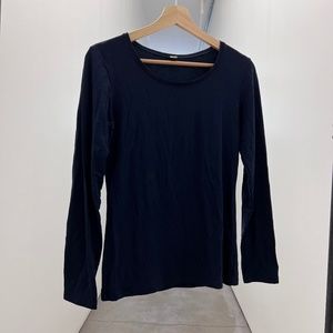 blue long sleeve t shirt